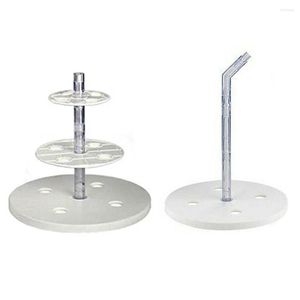 Bakeware Tools Creative Food Grade Plastic Cake Stand Support Struktur Choklad DIY Dekoration Praktisk bakform Fon A9I22