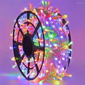 ストリング10m-100mコネクタベの防水LEDストリングライト屋内屋外パーティーウェディングクリスマスツリーガーデンパティオベッドルームの装飾