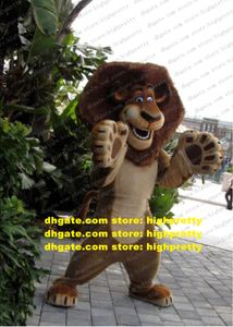 Madagascar Lion Alex Mascot Costume Adult Cartoon Character Outfit Suit Ambulatory Walking Business-starting Ceremony zz7682