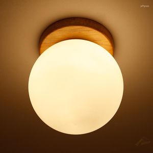 أضواء سقف الكرة الزجاجية البيضاء حديثة مصباح غرفة المعيشة غرفة معلقة خشبية معلقة المنزل الإضاءة ديكورات المطبخ