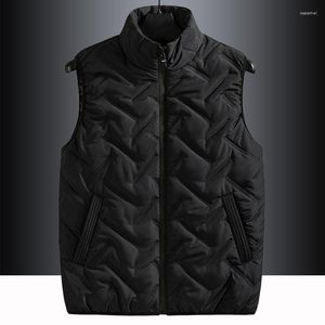 Gilet da uomo Marchio di abbigliamento Gilet Giacca Uomo Autunno Caldo senza maniche Uomo Inverno Gilet casual Plus Size Veste Homme E69