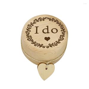 Jewelry Pouches Wooden Handmade Wedding Ring Box Marry Me Letter Jewellery Boite A Bijoux Cadeau Sieraden Doos Boxes