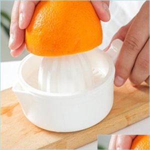 Narzędzia do warzyw owocowych cytrynowe pomarańczowe sokowirówki owocowe warzywa Podręcznik Squeezer trwałe białe narzędzia kuchenne rodzina praktyczne sokowirówki Dro DHW7X