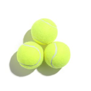 3 PCS Tennis Balls High Bounce Practice Training Outdoor elasticiteit Duurzame tennis voor honden bijten Chase en Chomp 6,4 cm hondenbal