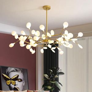 Chandeliers Modern Branches LED Ceiling Chandelier Gold Black For Living Room Bedroom Pendant Lamp Home Decor Lusters Luminaires Lighting