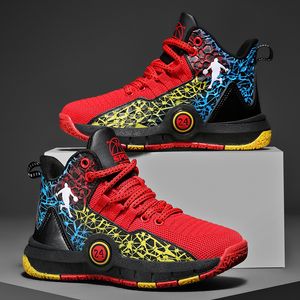 Brand Childrens Shoes Kids Sneakers Boys Basketball Shoes Sneakers para meninos calçados de cesto de meninos Springtenis infantil 220606