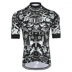 Racing Jackets Men Summer Męskie koszulki rowerowe koszule z krótkim rękawem