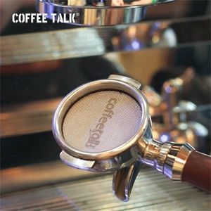 Kawa Portafilter Espresso 58 mm/itp. Odpowiednie dolne ekran prysznicowy styk stali nierdzewnej filtry wielokrotnego użytku 220509