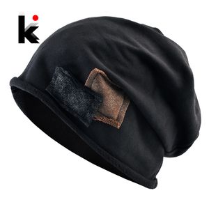 Beanie Skull Caps Fashion Crinpling Beanie Men Men Men Spring Summer Thin ThinItted Hat Solid Color One Layer Skullies Beanies Roose Hip Hop Bonnet