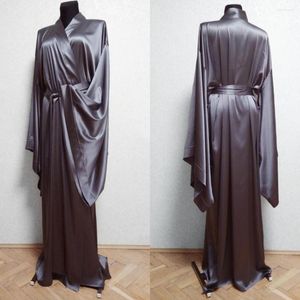 Wraps Real Image Braut Roben Mit Gürtel Seide Satin Hochzeit Nachtwäsche Bademäntel Nachthemden Robe Frauen Boudoir Kleider Kimono