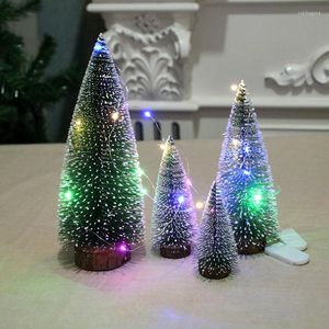 Christmas Decorations Mini LED Light CR2032 Battery Powered Copper Wire String For Wedding Xmas Garland Party Gift AtmosphereLight