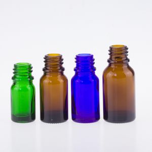 Bottiglie di olio essenziale contagocce in vetro verde blu trasparente ambrato 5 ml 10 ml 15 ml 20 ml 30 ml 50 ml 100 ml