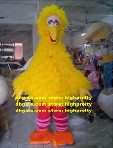 Rhubarb Bird Yellow Big Bird Mascot Costume Adult Cartoon Character Outfit Suit Party Hard Party Down Thanks Will zz7859