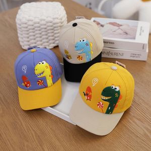 Ball Caps Summer Kids Baseball Cartoon Dinosaur Boys Girls Sun Hat Outdoor Toddler Children Beach