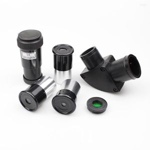 Telescope 0.965 Inch Accessory Kit For Astronomical With Three Eyepieces One Diagonal 3x Barlow Lens Moon Filter
