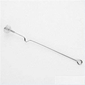 Spoons Stainless Steel Honey Spoon Stick Kitchen Stir Egg Beater Bar Whisk Mixing Tool Hha1704 36 K2 Drop Delivery 2022 Home Garden Dh7Ej