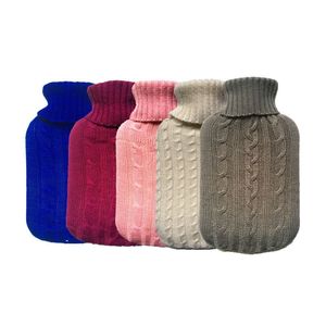 2000 ml Warmwasserbeutel Strickbezug Partybevorzugung Winter Warmwassereinspritzung Boden Handtaschen Weihnachtsgeschenk RRE15200