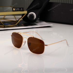 5 Farben Sonnenbrille Metallbrille Neue Retro Damenrahmen Sonnenbrille für Männer Modebrille Markendesigner Glas Adumbral Brille Unisex Drive Travel Protect