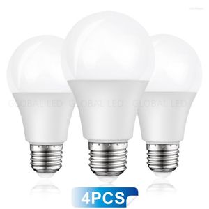 4pcs/lot LED Bulb E27 E14 20W 18W 15W 12W 9W 6W 3W Lampada Light AC220V Bombilla Spotlight Lighting Cold/Warm White Lamp