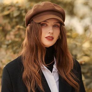 Visors Fashion Women wiosna zimowa cieplejsza kres filtra Dziewczęta sportowe jazda na rowerze ośmioboczna czapka na świeżym powietrzu dież lady prezent imprezowy