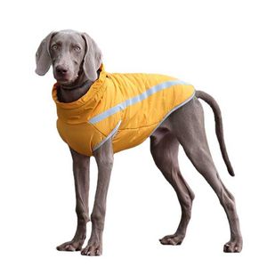 Hundebekleidung Taobao Winter Hundekleidung Luxus wasserdichte Outdoor-Haustierweste Großer Hund Golden Retriever Alaskan Dobermann Jacke zum Warmhalten T221018