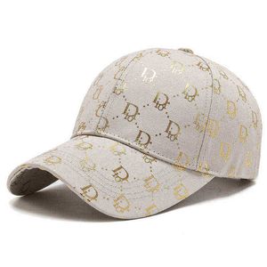 Baseballmössa Män och kvinnor Casual broderi Letter Fashion Hat Trend Line Sun Hat Cap Outdoor Travel G221018