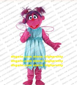 Abby Cadabby Sesame Street Abby Elmo Mascot Costume Adult Cartoon Character Marry NUPTIALS Sportmöte CX2044