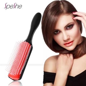 Hair Brushes 9Rows Detangling Detangler brush Scalp Massager Straight Curly Wet Combs For Women 221017