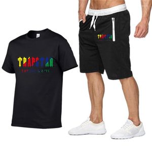 Menina de pista masculino Menina de moda atenda shorts de verão e camiseta para roupas de roupas de roupas de corrida para roupas esportivas masculinas