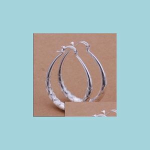 Hoop Huggie Bestselling Fashion Jewelry 925 Sier Hoop Earrings For Women Top Quality 10Pair/Lot Drop Delivery 2022 Dhtdm