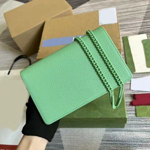 Designer de luxo de Gigi Marmmont envelope bolsa de ombro de couro de bezerro real com bolsas de mensagens de resina 6 Compartimentos de cartas