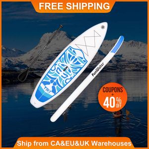 Funwater Surf Tahtalar Paddleboard Şişme Sörf Tahtası Padel Toptan Stand Up Kürek Tahtası Sörf Tahtası Spor CA US Depo Spor Sup Sörf