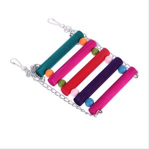 Другие птицы поставляют попугай жевать игрушку Creative Colourf Bird Cockatiel Cage Гамак Swing Toys Pet Supply New прибытие 4 5SA C Der Del DHCXM