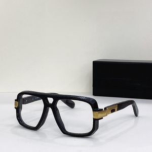 Germany Vintage Hip Hop Eyewear Sunglasses 627 Rare Designer Glasses Leather Eyeglasses Frame Clear Lens