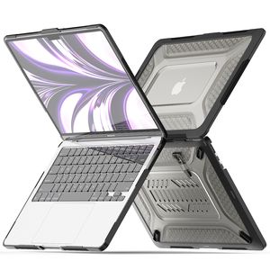 قشرة الحالة الصلبة لـ MacBook Pro 14 تم إصدارها من طراز Kickstand قابلة للطي 13 13.6 16 بوصة تغطي Air 15 A2941 M2 2023