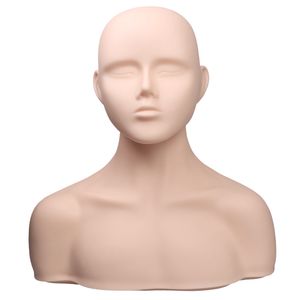 Schönheitssalon-Mannequin-Kopf mit Schulter-Set, Massagekopf, Hautmanagement