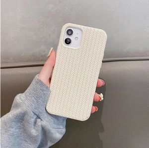 Wholesale White Silicone Woven Pattern Protective Cases For IPhone14 13promax Apple 12 11 Mobile Phone Case Xs xr8 7