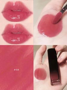 Marca de luxo Lipstick Gloss 5.5ml Rouge Shine Liquid Lip Color 0.18fl.oz Lips Makeup 3Color 75 63 64