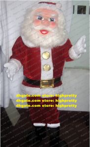 Ojciec Boże Narodzenie Święty Mikołaj Claus Mascot Costume Adult Cartoon Posta