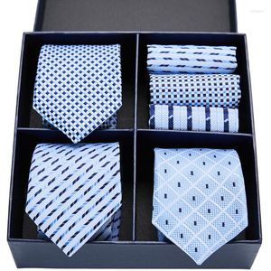 Bow Ties Silk for Men Novely Hanky ​​Set Tie Formal Red Cravat Wedding Business Office Shirt Nathise Gift in a Box