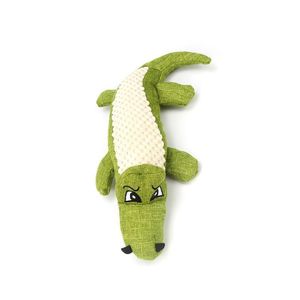Hundleksaker tuggar fonation Dog Toys Simation Crocodile Wear Resistant Toy Animal Linen Splicing Pet Interactive Supplies 3 Color Dro Dhkzp