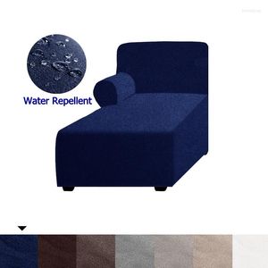 Chair Covers Water Repellent Chaise Longue Cover Stretch Sofa Slipcovers Elastic Suede Removable Couch Furniture Protector Case