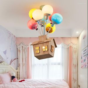 Люстры детские люстры комната гостиная обеденная лампа воздушный шар Спутник светильники светильница