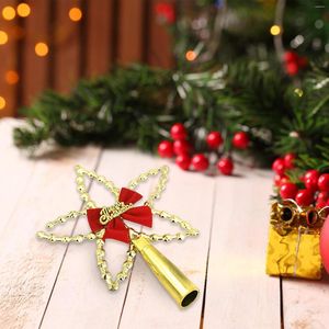 Christmas Decorations Tree Topper Non-Lit Xmas Star Ornament Metal-Like Design For Indoor Outdoor PR Sale