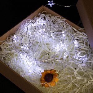 Christmas Lights Star Snow String Light Warm White 2M 20LEDs Copper Wire Home Party Decorative Xmas Strings lighting