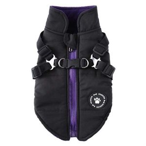 Dog Apparel Winter Warm Dog Clothes Waterproof Outfit Vest Winter Windproof Pets Dog Jacket Coat Padded Labrador French Bulldog Outfits T221018