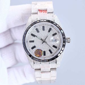 92L2 Wristwatches Diamond Watch Mens Mechanical Watch 41mm Stainls Steel Strap Movement Sapphire Waterproof Dign Wristwatch