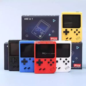 400-in-1 Handheld Video Game Console Retro 8-bit Design with 3-inch Color LCD and 400 Classic Games Supports Two Players AV Output Cable Included