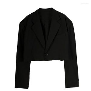 Erkekler Suits XS-6XL 2022 Erkek Kadın Moda Orijinal Tasarım Modeli Gevşek Profil Kısa Takım Palto Plus Boyut Kostümleri