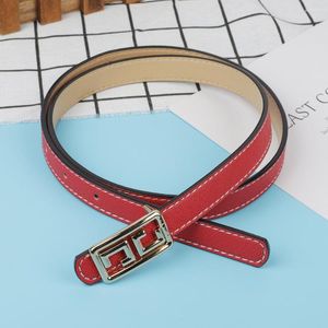 Belts High Quality Adjustable Leather For Women Fashion Dress 1.8cm Width Golden Lock Buckle Jeans Sweater Waistband